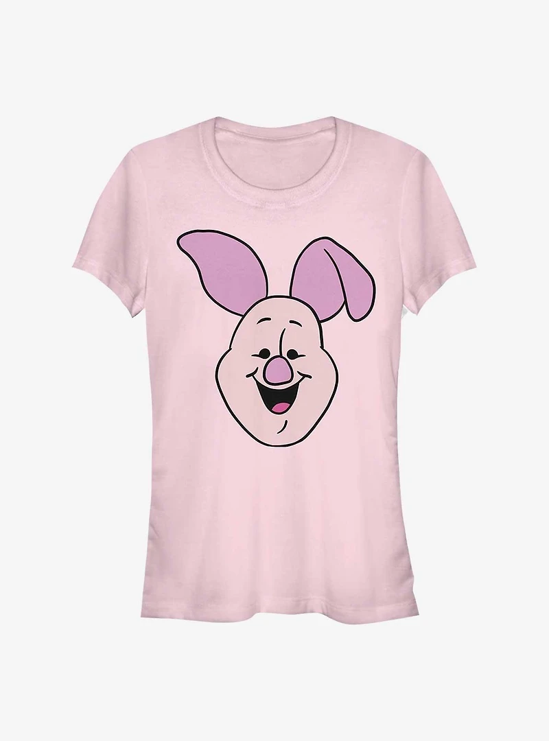 Disney Winnie The Pooh Big Face Piglet Girls T-Shirt
