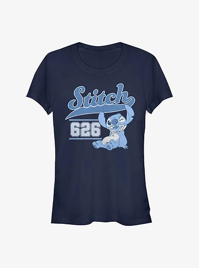 Disney Lilo And Stitch Collegiate 626 Girls T-Shirt