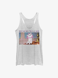 Disney The Aristocats Marie Because Im A Lady Girls Tank