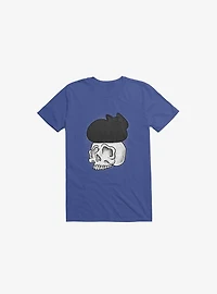 Cat Skull Royal Blue T-Shirt
