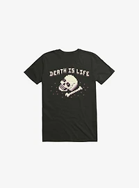 Death Is Life Skull Black T-Shirt