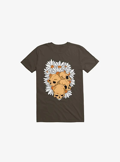 Skull Have Chance Brown T-Shirt