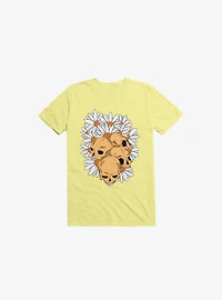 Skull Have Chance Corn Silk Yellow T-Shirt