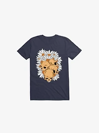 Skull Have Chance Navy Blue T-Shirt