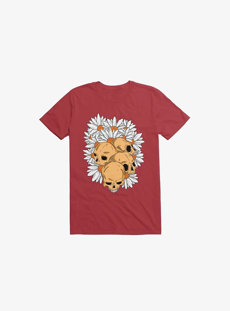 Skull Have Chance Red T-Shirt