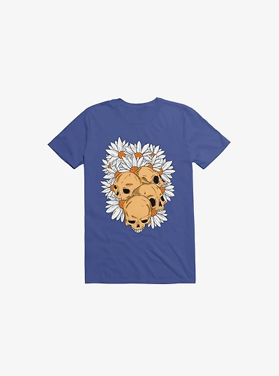 Skull Have Chance Royal Blue T-Shirt