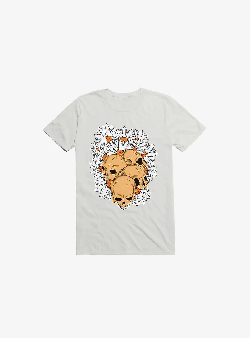 Skull Have Chance White T-Shirt