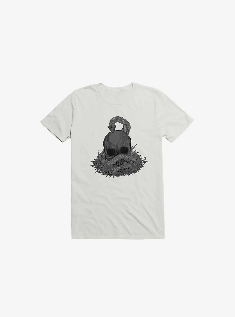 Snake & Skull White T-Shirt