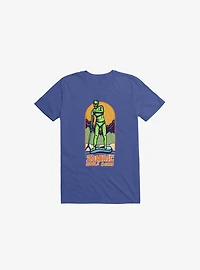 Zombie Paddle Board Royal Blue T-Shirt