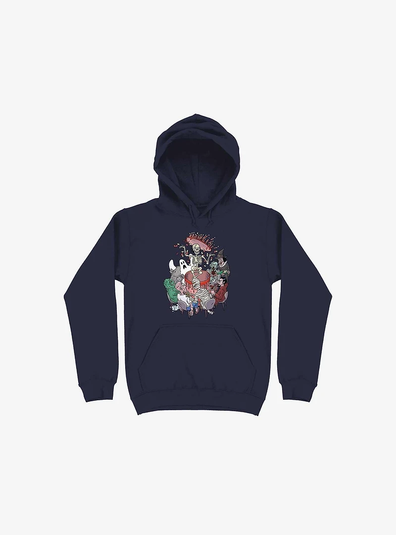 Celebration! Monsters Navy Blue Hoodie
