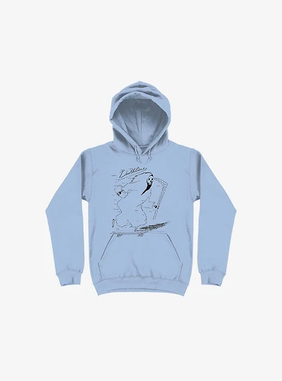 Deathline Reaper Light Blue Hoodie
