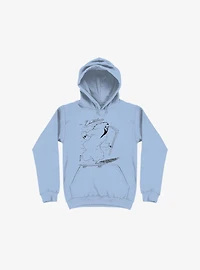 Deathline Reaper Light Blue Hoodie