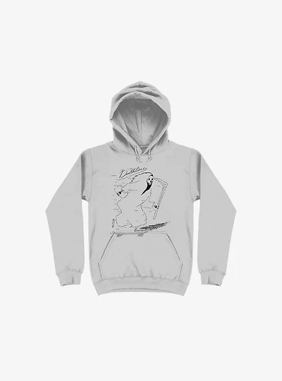 Deathline Reaper Silver Hoodie