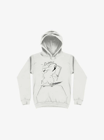 Deathline Reaper White Hoodie
