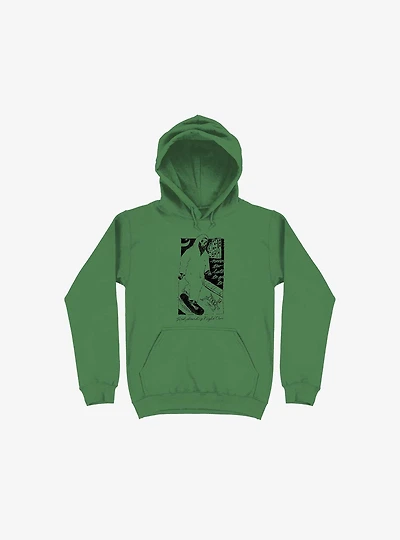 Nightclashh Skateboard Kelly Green Hoodie