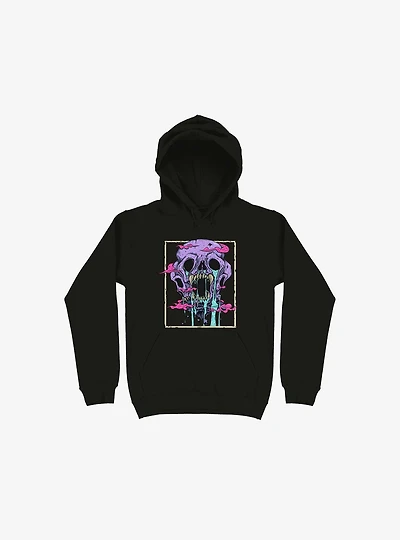 Skull Cave Neverland Black Hoodie