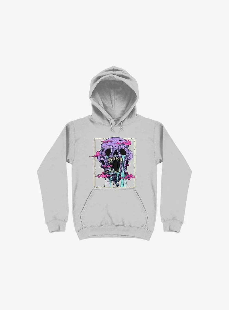 Skull Cave Neverland Silver Hoodie