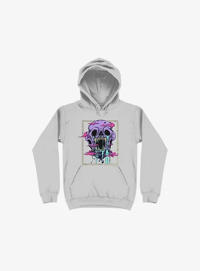 Skull Cave Neverland Silver Hoodie