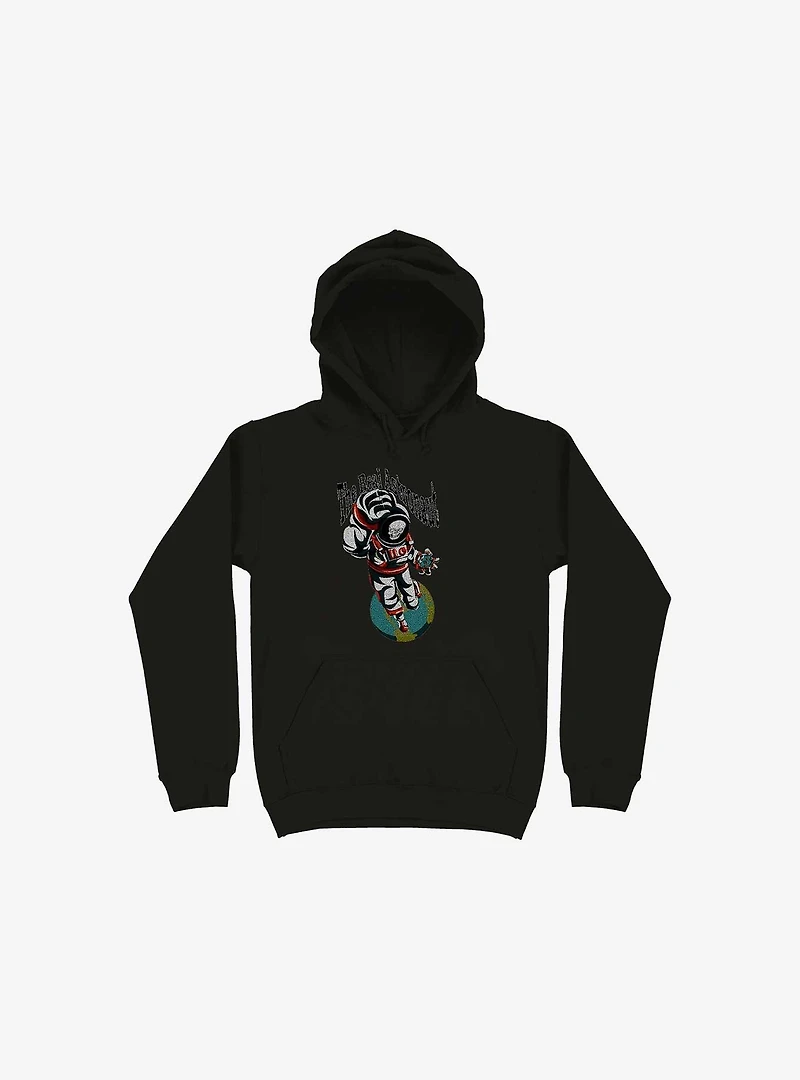 The Real Astronaut Skull Black Hoodie
