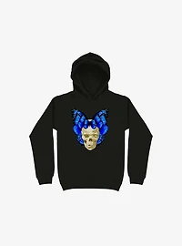 Wings Of Death Butterfly Skull Black Hoodie