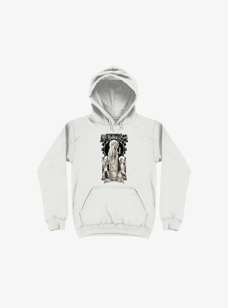 All Hallow's Eve White Hoodie