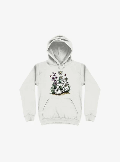 Growth Skull White Hoodie