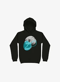 Mask On Skull Black Hoodie