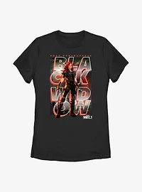 Marvel What If?? Black Widow Post Apocalyptic Key Art Womens T-Shirt