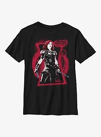 Marvel What If?? Black Widow Post Apocalypse Ready Youth T-Shirt