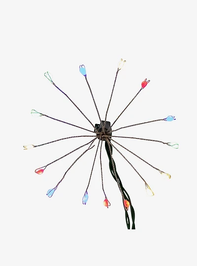 Light Cluster Burst Multicolor Superbright Led Light Set With Green Wire