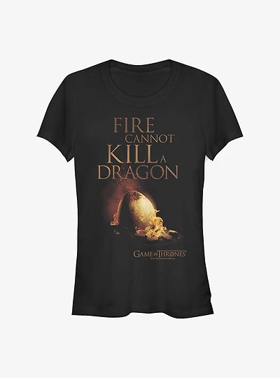 Game Of Thrones Dragon Fires Girls T-Shirt