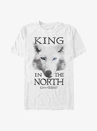 Game Of Thrones King The North Dire Wolf T-Shirt