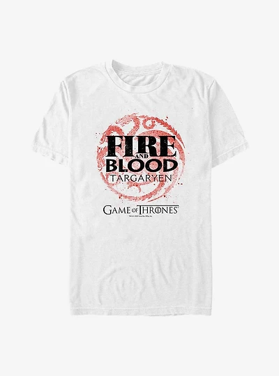 Game Of Thrones Targaryen Fire And Blood T-Shirt
