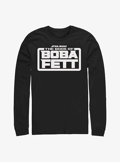 Star Wars The Book Of Boba Fett Basic Logo Long-Sleeve T-Shirt