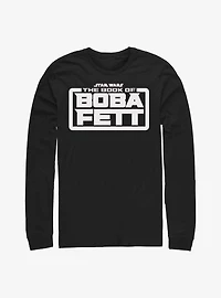 Star Wars The Book Of Boba Fett Basic Logo Long-Sleeve T-Shirt