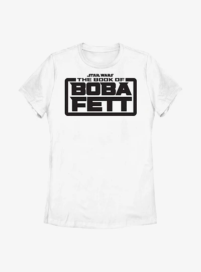 Star Wars The Book Of Boba Fett Basic Logo Womens T-Shirt
