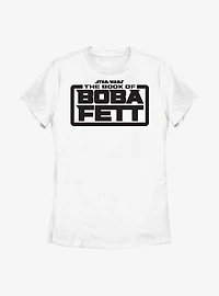 Star Wars The Book Of Boba Fett Basic Logo Womens T-Shirt