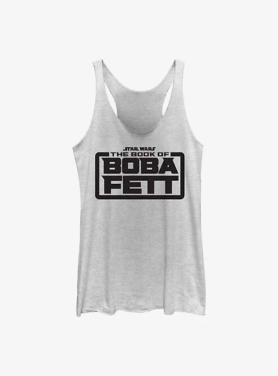 Star Wars The Book Of Boba Fett Basic Logo Womens Tank Top