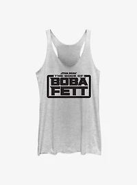 Star Wars The Book Of Boba Fett Basic Logo Womens Tank Top