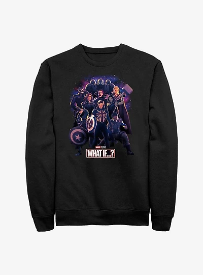 Marvel What If?? Guardians Of The Multiverse Group Sweatshirt