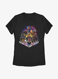 Marvel What If?? Guardians Of The Multiverse Team Up Womens T-Shirt