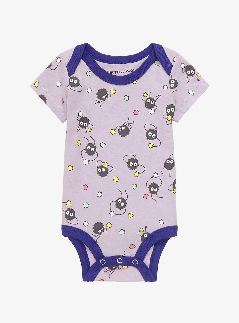Studio Ghibli Spirited Away Soot Sprites Allover Print Infant One-Piece