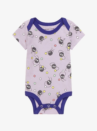 Studio Ghibli Spirited Away Soot Sprites Allover Print Infant One-Piece