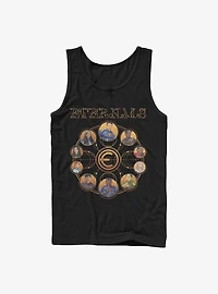 Marvel Eternals Circular Gold Heroes Tank