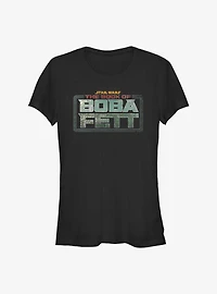 Star Wars The Book of Boba Fett Main Logo Girls T-Shirt