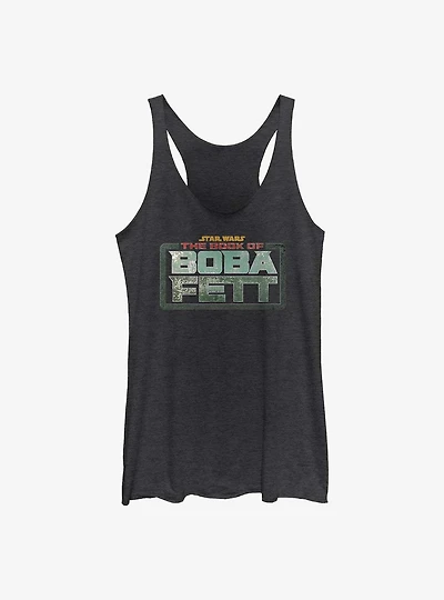 Star Wars The Book of Boba Fett Main Logo Girls Tank Top