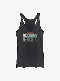 Star Wars The Book of Boba Fett Main Logo Girls Tank Top