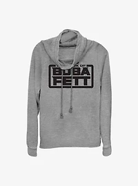 Star Wars The Book of Boba Fett - Basic Logo Cowlneck Long-Sleeve T-Shirt