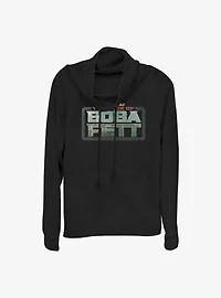 Star Wars The Book of Boba Fett - Main Logo Cowlneck Long-Sleeve T-Shirt