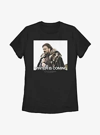 Game Of Thrones Winter Is Coming Ned Stark Womens T-Shirt